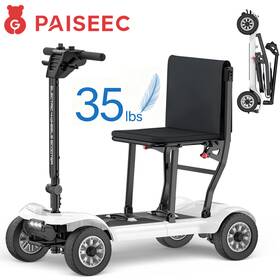 Paiseec D3-pro Pro 4 Wheel Mobility Scooter Power Chairs Electric Device Adult Travel Usa