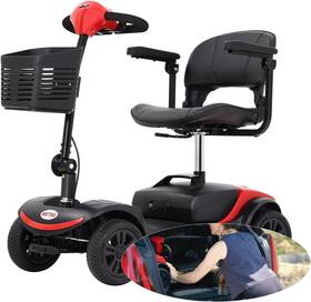 Seniors-300 Pengjie 014679511569 4 Wheel Powered Mobility Scooters For Adults Lbs Max Weight