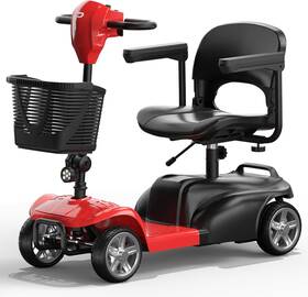 Scooters15 Powet 313043131106 4 Wheel Powered Mobility Miles Long Range Foldable Electric Mo