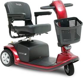 Sc609 Pride Mobility 606509522540 Victory 9 3 Wheel Electric Travel Scooter