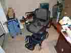 Pride Mobility Electric Go-chair Blue Pride Mobility Electric Go-chair Blue