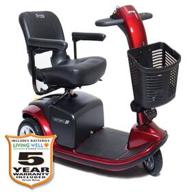 S609 Pride Mobility Products Corp. Victory 9 3-wheel Scooter With 5-year Extended Warranty