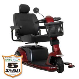 Sc901 Pride Mobility Products Corp. Maxima Heavy Duty 3-wheel Scooter With 5-year Extended Warranty