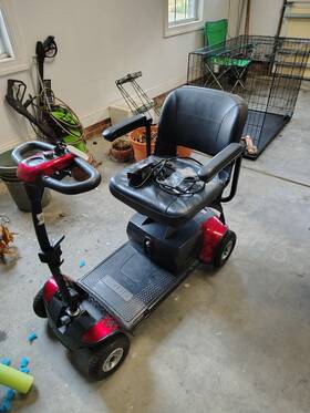 Sb831808363jdo Pride Mobility Used 4 Wheel Electric Go Elite Traveller Plus
