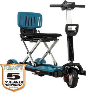 Pridemobility 726084744523 Pride I-go Folding Scooter Weighs Only 64 Lbs. With 5-year Extended Warr Robin