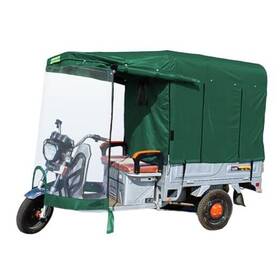 Qinffrrmi Cp01 Electric Cargo Tricycle Canopy Adult 59.1 39.4in Green