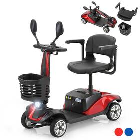 Quelith 8207-r Lightweight 4-wheel All Terrain Foldable Electric Mobility Scooter For Ages