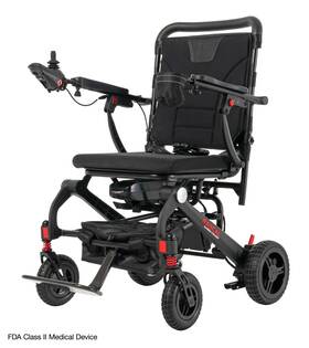 Rsccruiserblk1001 Rascal Carbon Cruiser Folding Electric Wheelchair
