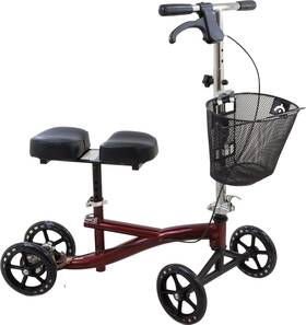 Roscoe Medical 813520012206 Knee Walker Scooter For Adults Foot Surgery Foldable Leg