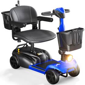 Sacvon 711523773097 X-01 4 Wheels Mobility Scooter With Cane Holder For Seniors Electric