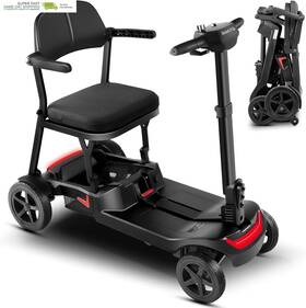 985s Scootngo 4 Wheel Mobility Scooter For Adults And Seniors Electric Powered Lightweight Folda