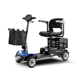 Yl02 Scootngo Mobility Scooters For Seniors Foldable With Dual Detachable Baskets 23 Miles