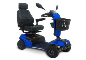 Shoprider 181942000737 Explorer Blue 4-wheel Mobility Scooter With 300 Lb. Weight Capacity