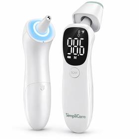 Sc-thm-aet-r842 Simplicare Infrared Thermometer Ear Forehead Fever Babies Kids Adults
