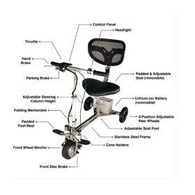 S1500 Smartscoot Lightweight Foldable Travel Mobility Scooter S1500 Smartscoot Lightweight Foldable Travel Mobility Scooter