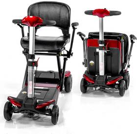Solax 744759411075 Transformer Electric Folding Mobility Scooter Red By Solax 744759411075 Transformer Electric Folding Mobility Scooter Red By