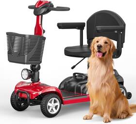 Ltl-x01-red Spacewalk 4 Wheels Scooter Power Wheelchair Folding Electric For Home