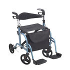 Tch103 Juvo Mobi Rollator-transport Chair-silver 857272006236