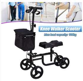 B09fgydvvq Temkin Knee Rover Foldable Walker Scooter With Rubber Wheels