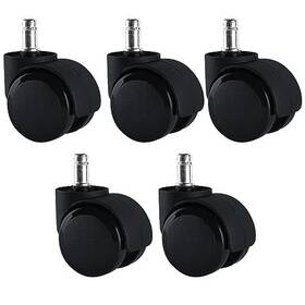 16920807981082 Tookie 5pcs Chair Wheel Office Smooth Heavy Duty Universal Dual Caster