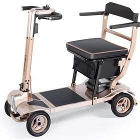 Es40 Topmate Used Lightweight Mobility Scooters 4 Wheel For Adults Airline Approved