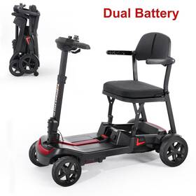 Es42 Topmate Travel 4-wheel Mobility Scooter For Adult Ultra-compact Lightweight