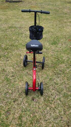 R280f Tuffcare All-terrain Seated Knee Scooter -