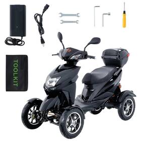 Vevor 197988460572 Heavy Duty 4-wheel Mobility Scooters For Seniors And Adults 450lbs Capacity - 40