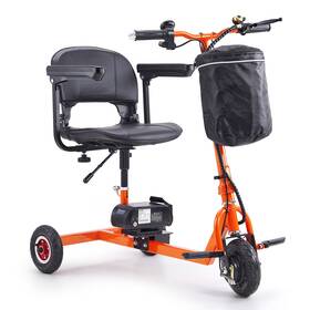Vevor Bl300g-a Portable 3 Wheel Mobility Scooter For Seniors 12 Mile Range Max 330lbs