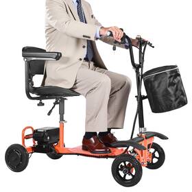 Vevor Blhz400-01a 4-wheel Folding Mobility Scooter Electric 265lbs Capacity