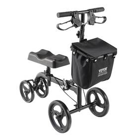 Hfk-9270 Vevor Knee Scooter Carbon Steel Folding Walker Recovery 300lb Loads Hfk-9270 Vevor Knee Scooter Carbon Steel Folding Walker Recovery 300lb Loads
