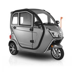 Vevor Ym1500dzk 3-wheel Enclosed Mobility Scooter For Seniors 650lbs Capacity 3-seater