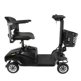 B601-012-blk Vipih 4 Wheels Elderly Seniors Electric Mobility Scooter Powered Wheelchair B Black R