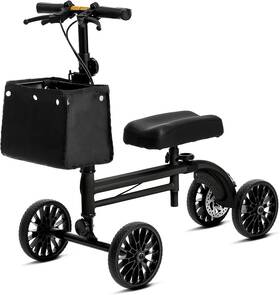 Vitasophy Mt9254 Knee Scooter Walker Steerable Black 2995t
