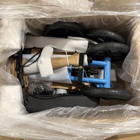 Mt9256 Vitasophy #mt9256 Knee Scooter With Dual Brakes Steerable Walker Blue