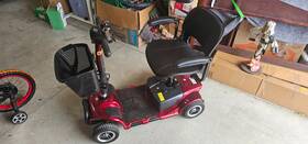 Vive 810041982667 4 Wheel Electric Scooter Adult Foldable
