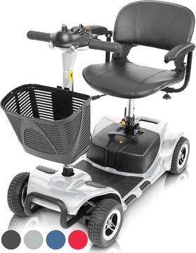 Vive Health 313111056027 4 Wheel Mobility Scooter - Electric Powered Wheelchair Device Compact Hea