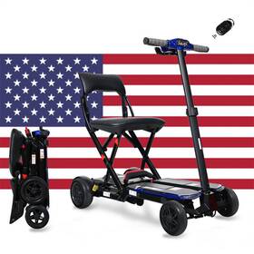 S3121 W2923p220473 4-wheel Folding Mobility Scooter Lightweight Nfc Electric For Adults And Seniors