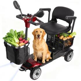 Yl-02 Walkfeel 4 Wheel Mobility Scooters For Adults And Seniors 15 Mi Range 330 Lb Capacity