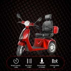 2012shyboy Zvgreen Afd3l 3 Wheels Travel Mobility Scooter 800w 60v 20ah Battery Motor For