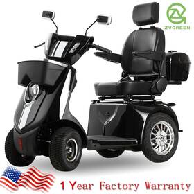 1000w Zvgreen Jx4d 4-wheel Heavy Duty Mobility Scooter For Seniors 40 Miles 15 Mph 500lbs