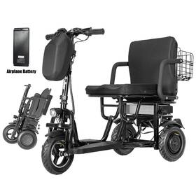 M2-700b Zvgreen 700w Foldable Mobility Scooter 20 Miles 48v/10a Another Airline Battery