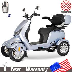 Sn-4l-silver Zvgreen 800w Heavy Duty 4 Wheel Mobility Scooter 31 Mile 440lb Capatity For Adult Senior