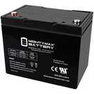 Mighty Max 12V 75AH Internal Thread Battery Replacement For Leoch LPC12-75. Fixed Price $159.99.