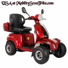 Fat Tire Heavy-duty Four Wheels Electric Mobility Scooter Off-road Adult Senior. Fixed Price $3299.00.