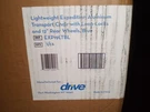 Drive Medical EXP19LTBL Lightweight Expedition Folding Transport Wheelchair. Fixed Price $19.00.