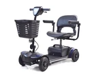 Blue Mobility Scooter 4 Wheels 5 Mph Basket Headlight Horn Swivel Seat 300 Cap. Fixed Price $1123.75.