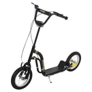 Kids Kick Scooter 5+, 12 In Wheels, Dual Brakes, Adjustable Handlebar, Black. Fixed Price $90.99.