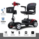 Metro 4-WHEEL Mobility Scooter For Seniors 10 Mile 300LBS Electric Red. Fixed Price $915.99.