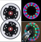 100MM Led Scooter Wheels 2PACK Bearings Flashing Light Night E-. Fixed Price $19.99.